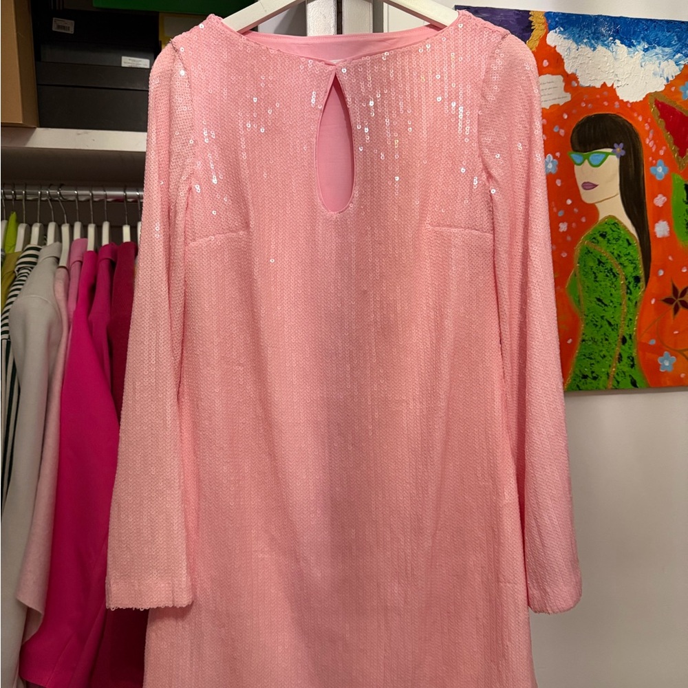 Trina Turk Pink Sequin Dress